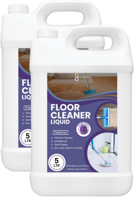 FLISKO Floor Cleaner | Organic & Herbal Floor Cleaner, powered by Neem | Lavender(2 x 5000 ml)