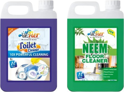 tiercart Combo of TOILET CLEANER AND FLOOR CLEANER NEEM(2 x 1 L)
