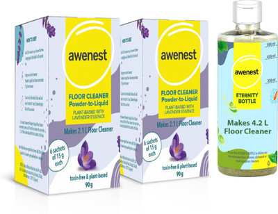 awenest Powder to Liquid Floor Cleaner x 2 Lavender(2 x 2.15 L)