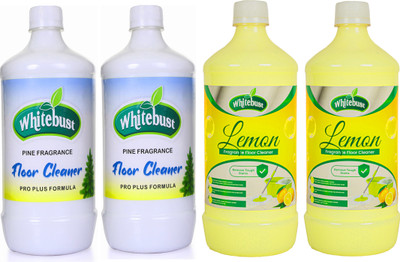 Whitebust Phenyl Liquid Lemon, Pine(4 x 1 L)