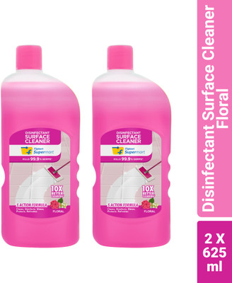 Flipkart Supermart Floor and Bathroom Cleaner Floral(2 x 625 ml)