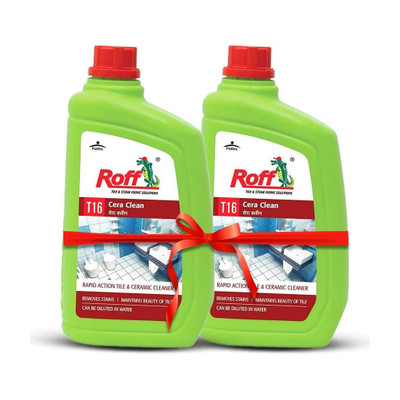 Pidilite Roff Cera Clean Tile, Ceramic Cleaner, removes stubborn stains,1000ml, Pack of 2 GOOD(2 x 1 L)