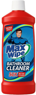 Max Wipe Disinfectant Bathroom Cleaner Liquid Lemon(1000 ml)
