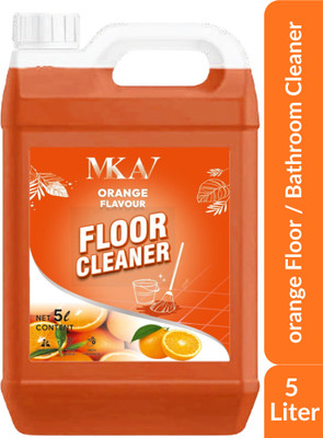 MKAV Orange Floor & Bathroom Cleaner?Kills Germ, Safe on Tiles, Marble ...