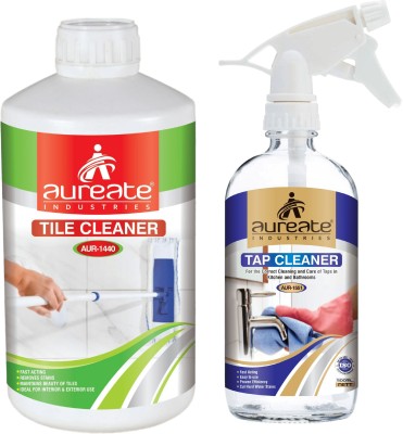 Aureate Heavy Duty Tile Cleaner For Tiles & Ceramics & Tap Cleaner For Hardwater Stains Lime(1.5 L)