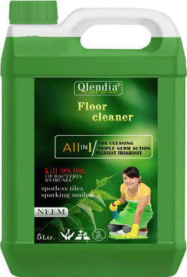 Qlendia Floor, Ceramic, & Tile Cleaner, Multi-surface Floor Cleaner Kills 99.9% Germs NEEM(5000 ml)