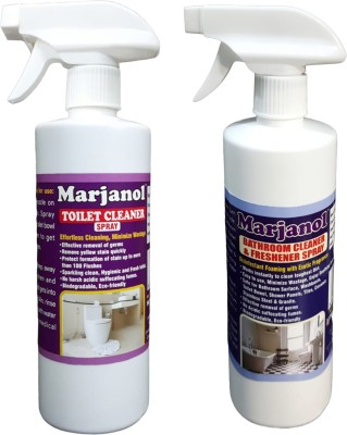 MARJANOL Bathroom & Toilet Cleaner & Freshener Spray Combo Pack Of 2 480ML Each Regular(2 x 480 ml)