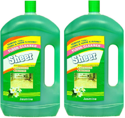 Sheer Floor Cleaner & Disinfectant 2x1 Ltr Jasmine(2 x 1 L)