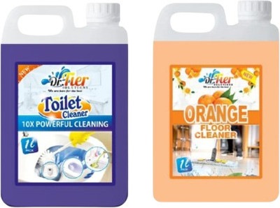 tiercart Combo of TOILET CLEANER AND FLOOR CLEANER ORANER(2 x 1 L)