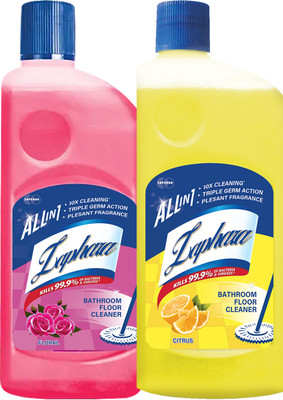ZAPHARA ROSE & LEMON FRAGRANCE FLOOR CLEANER 500 ML PACK OF 2 FLORAL & LEMON(2 x 500 ml)