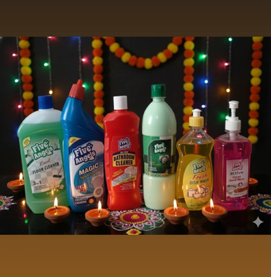 Five Angels Combo pack with 6 Products All fragrance(4.5 L)