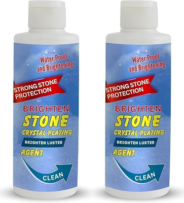 H K GROUP Stone Crystal Plating Brighten Luster Agent for Marble, Granite & Stone Regular(2 x 100 ml)