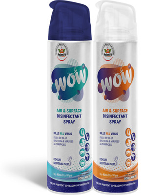 wow Surface Disinfectant Aerosols Floral(2 x 205 ml)