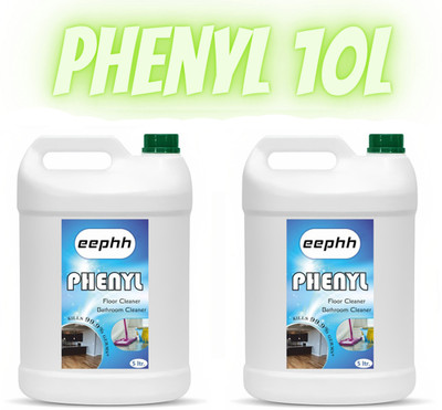 EEPHH 10 LTR. Combo White Strong Phenyl, Premium Best in Quality Floor Cleaner Neem(2 x 5 L)