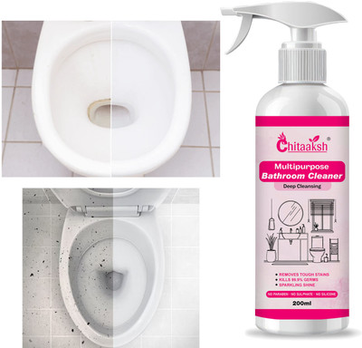 CHITAAKSH Germ-Free Bathroom Spray – 200ML with Sparkling Finish Odour(200 ml)