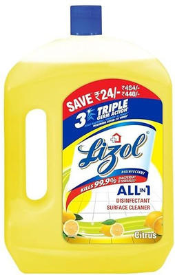 Lizol Disinfectant Surface Cleaner Citrus Citrus(2 L)