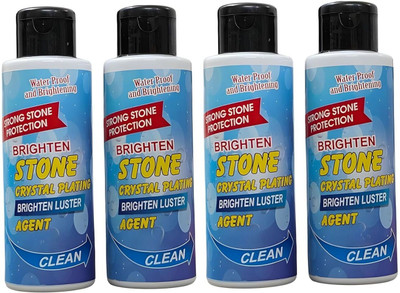 ayansh enterprise Stone Crystal Plating Brighten Luster Agent for Marble, Granite & Stone Regular Regular(4 x 100 ml)