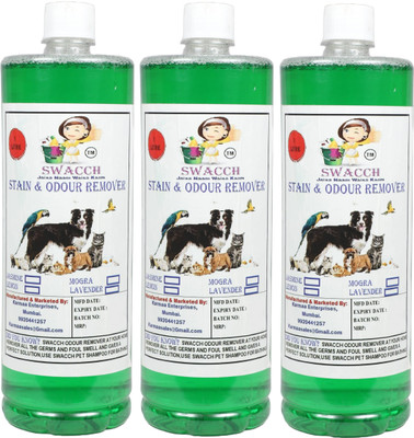 swacch STAIN & ODOUR REMOVER JASMINE 1 LITRE (PACK OF 3) jasmine(3 x 1000 ml)