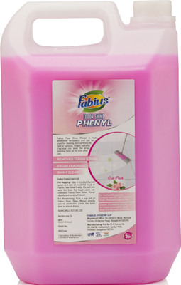 FABIUS FLOOR CLEANER PHENYL MADE WITH PINE BASED OIL- ROSE FRAGRANCE(5 L)