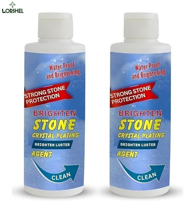 LORSHEL Stone Crystal Plating Agent to Make Your Marble & Granite Floors Shine Like New Regular(2 x 100 ml)