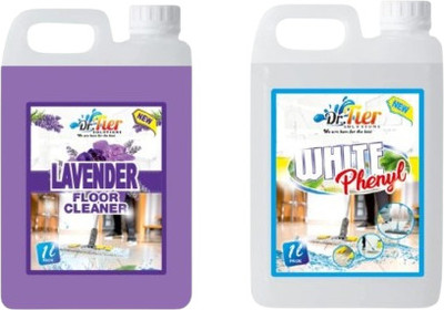 tiercart Combo of WHITE PHENYL AND FLOOR CLEANER LAVENDER(2 x 1 L)