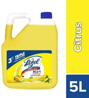 Lizol Disinfectant Surface Cleaner Citrus (5 L) Citrus(5 L)