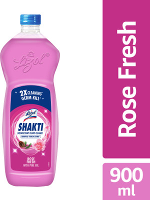 Lizol Shakti Disinfectant Floor Cleaner Rose Fresh(900 ml)