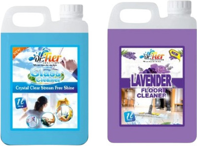 tiercart Combo of GLASS CLEANER AND FLOOR CLEANER LAVENDER(2 x 1 L)
