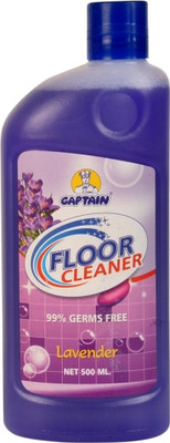 CAPTAIN _Surface & Floor Cleaner Liquid Suitable for All Floor Cleaner Mops- (Pack 1) Lemon(500 ml)