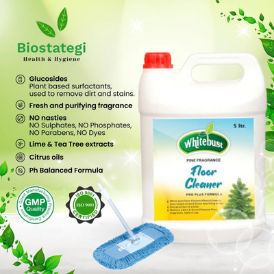 Whitebust Advanced Floor Cleaner Phenyl liquid Pine(5 L)