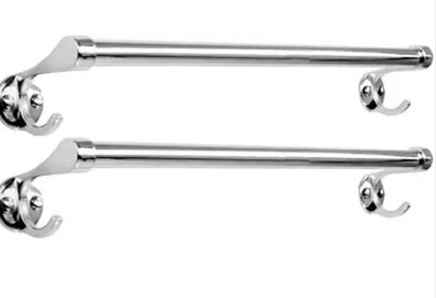 TECH BATHE 24 inch 2 Bar Towel Rod(Stainless Steel)