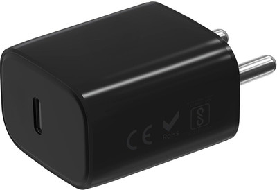DR VAKU 30 W PD Wall Charger for Mobile(Compatible with iPhone 16/16 Plus/16 Pro/16 Pro Max, iPhone 15 Series, Black)