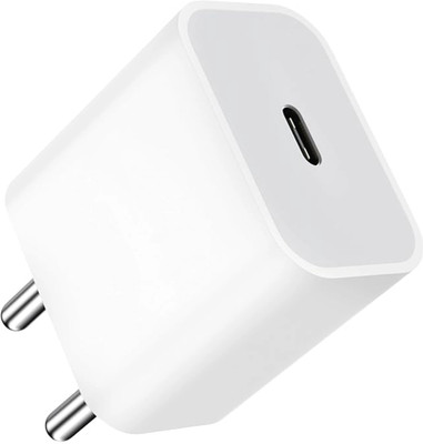 WattC 20 W Quick Charge Wall Charger for Mobile(White)