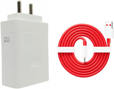 Avaxon 120 W SuperVOOC 12 A Wall Charger for Mobile with Detachable Cable(Compatible with one plus 12, 12R, 11, 11R, 10T,10 pro, 10R, Cable Included)