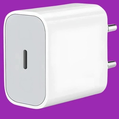 Tigerify PD 3 A Wall Charger for Mobile with Detachable Cable(White)