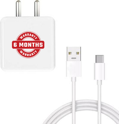 MGEdge 33 W SuperVOOC 6 A Wall Charger for Mobile with Detachable Cable(White, Cable Included)