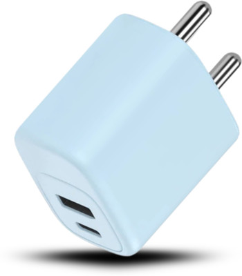 DeperAI 25 W GaN 3 A Wall Charger for Mobile(Blue)