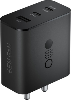 UXE 65 W GaN 5 A Wall Charger for Mobile(Black)