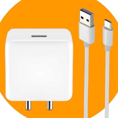 UXE 30 W SuperVOOC 4 A Wall Charger for Mobile with Detachable Cable(Super Fast Charging Compatible for REALME NARZO 30A/NARZO 20A[42],White, Cable Included)