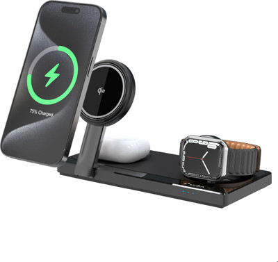 URBN 15 W Quick Charge 15 A Wireless Mobile Charger(Black)