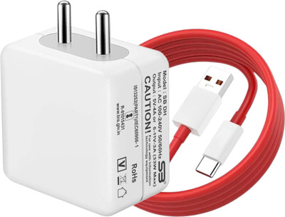 SB 33 W SuperVOOC 4 A Wall Charger for Mobile with Detachable Cable(White, Cable Included)