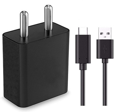Shopdeal 18 W 2.4 A Wall Charger for Mobile with Detachable Cable(Black)