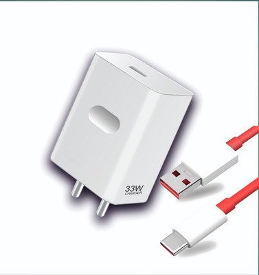 zingzone 33 W SuperVOOC 3.4 A Wall Charger for Mobile with Detachable Cable(White, Cable Included)