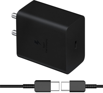ryumux 45 W PD 5 A Wall Charger for Mobile with Detachable Cable(Black, Cable Included)