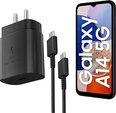 WEFIXALL 25 W PD 3 A Wall Charger for Mobile with Detachable Cable(Black, Cable Included)