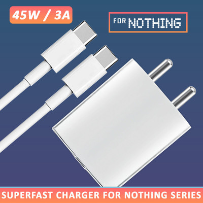 Kizzy 45 W Quick Charge 3 A Wall Charger for Mobile with Detachable Cable(White, Cable Included)