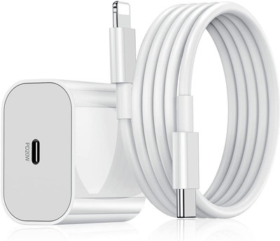 NeroEdge 20 W 3 A Wall Charger for Mobile with Detachable Cable(White, Cable Included)