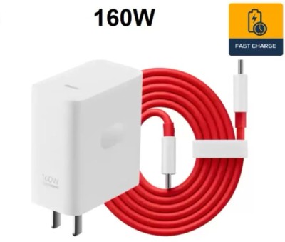 WEFIXALL 160 W SuperVOOC 6 A Mobile Charger with Detachable Cable(White, Cable Included)
