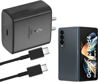 xykos 45 W PD 5 A Wall Charger for Mobile with Detachable Cable(for Samsung Galaxy Z FOLD 4 5G, Cable Included)
