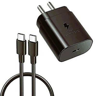 The Black Store Wall Charger for Mobile(Black, Cable Included)